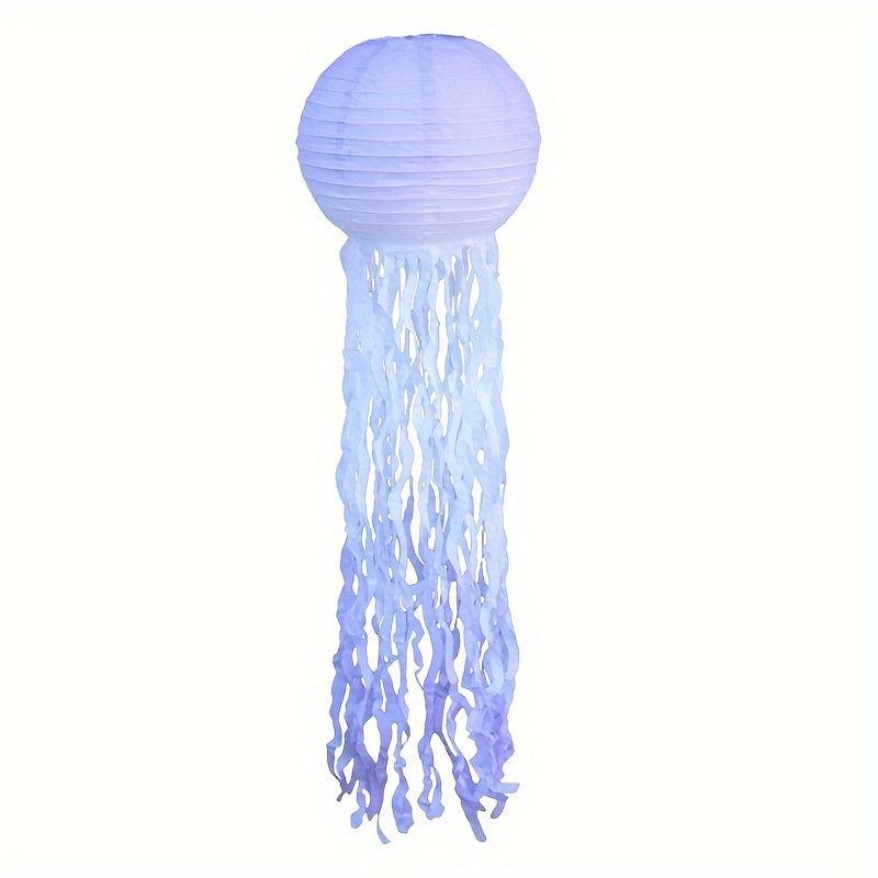 Jellyfish Lantern 10 Inch Gradient Pink With Beard Gradient Lantern