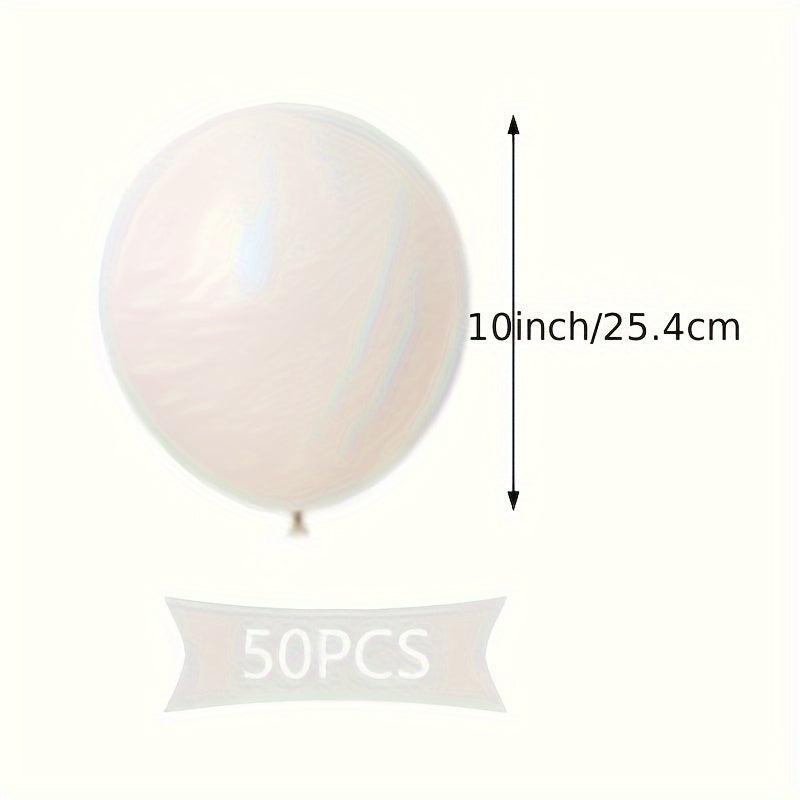 50pcs 12.7cm Latex Balloon Matte Wedding Year Decoration
