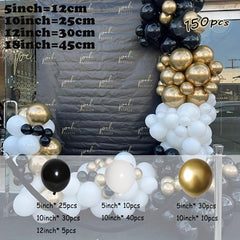 150pcs Balloon Arch Garland Kit Wedding Party Decorations