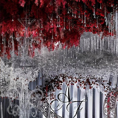 10pcs Acrylic Water Drop Crystal Bead Curtain Pendant Home Decor
