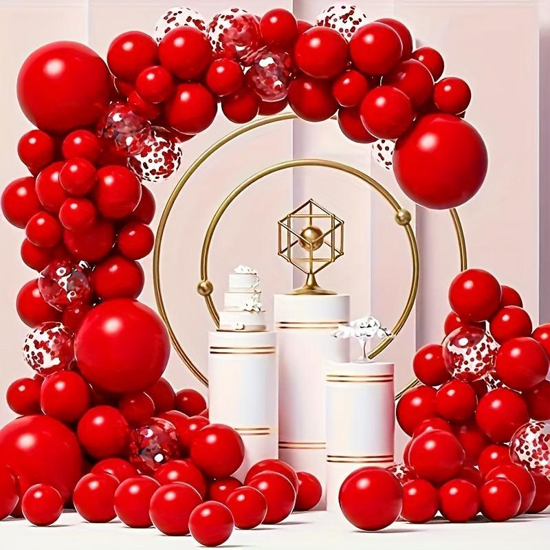 50pcs Red Latex Balloons for Wedding Party Festivals