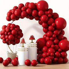 50pcs Red Latex Balloons for Wedding Party Festivals