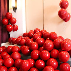 50pcs Red Latex Balloons for Wedding Party Festivals