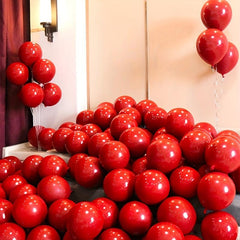 50pcs Red Latex Balloons for Wedding Party Festivals