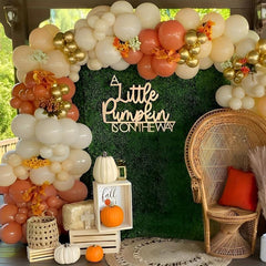 Fall Orange Balloon Garland Arch Kit Birthday Autumn Thanksgiving