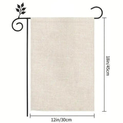 Happy Year Garden Flags 30 48 X 45 72 Cm Double Sided Burlap Flag