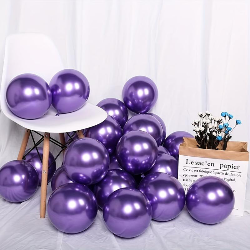Mermaid Balloon Garland Set Party Decoration with Metallic Purple Pink Balloons
