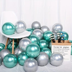 Mermaid Balloon Garland Set Party Decoration with Metallic Purple Pink Balloons