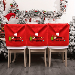 Christmas Chair Decoration Set Non Woven Elk Set