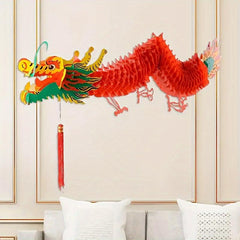 Dragon Shape Paper Lantern Spring Scene Decoration