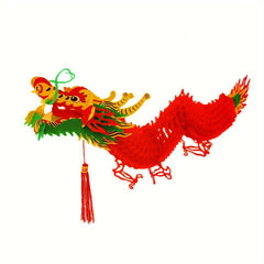 Dragon Shape Paper Lantern Spring Scene Decoration