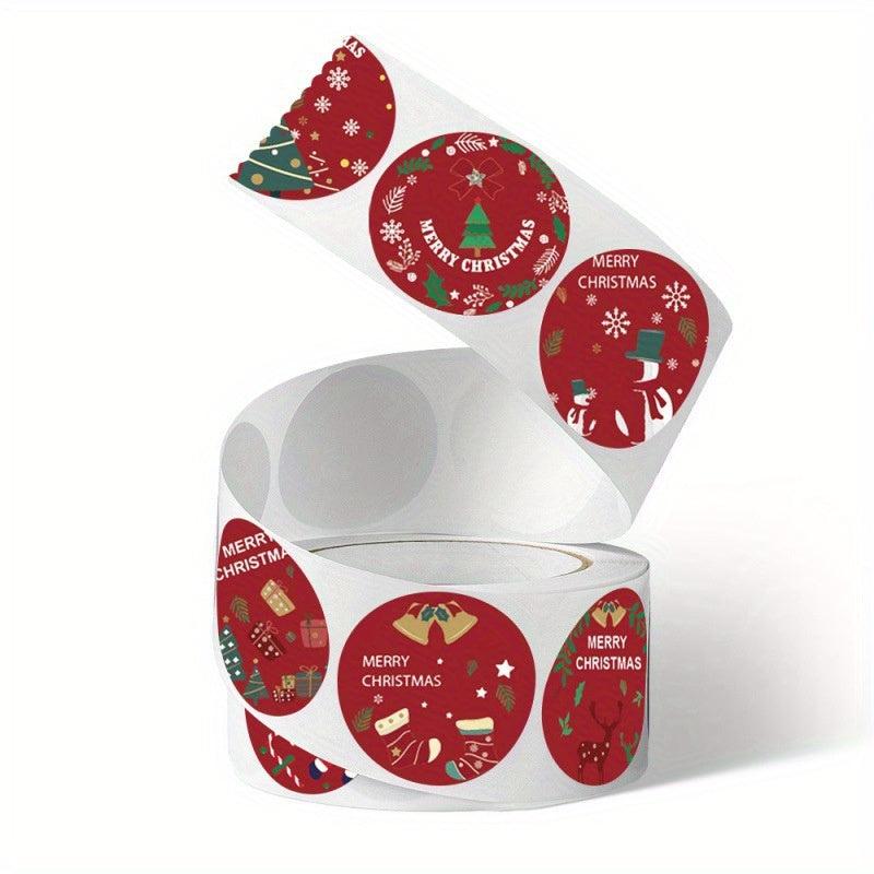 500pcs Christmas Gift Seal Stickers Merry Christmas Santa Claus Label