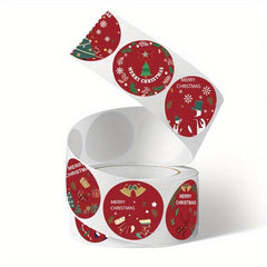 500pcs Christmas Gift Seal Stickers Merry Christmas Santa Claus Label