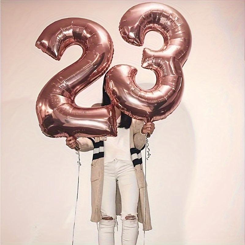 1pc Rose Golden Birthday Balloon Party Decor