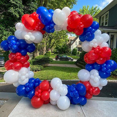 155pcs Red Latex Balloon Garland Arch Kit
