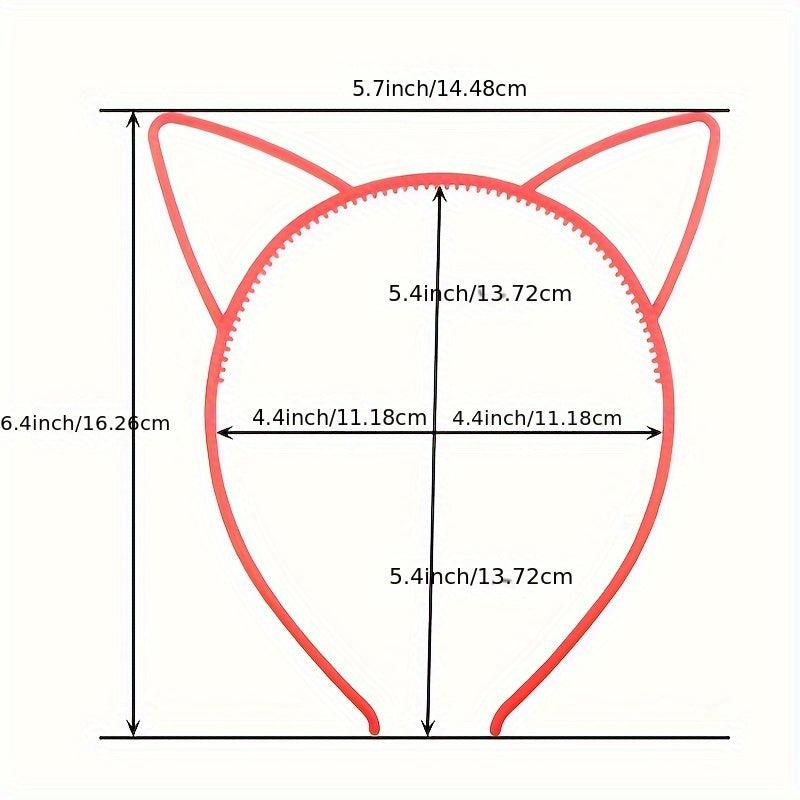 Glowing Cat Ears Hairband Luminous Hairband Women Birthday Headwear