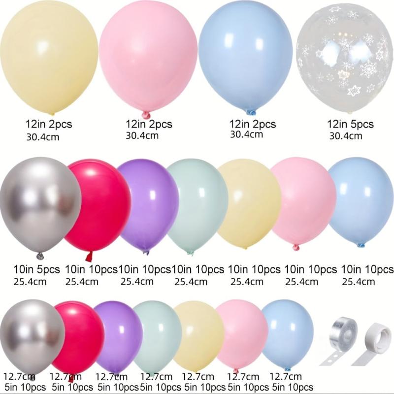 158pcs Christmas Balloon Garland Arch Kit Christmas Candy Balloons Arch