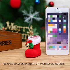 Christmas Socks Decoration Pendant Candy Boots Creative Gift Bag
