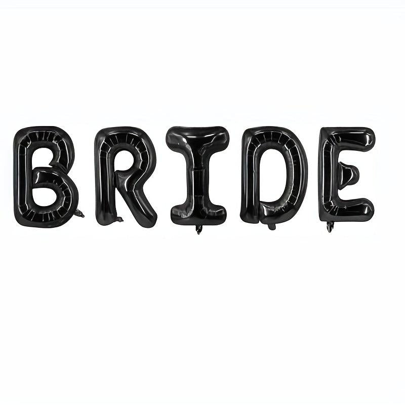 5pcs 40 Bride Letter Balloon Wedding Decor Photo Prop Anniversary Party Decor