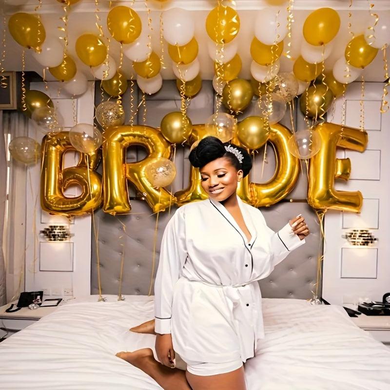 5pcs 40 Bride Letter Balloon Wedding Decor Photo Prop Anniversary Party Decor