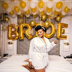 5pcs 40 Bride Letter Balloon Wedding Decor Photo Prop Anniversary Party Decor