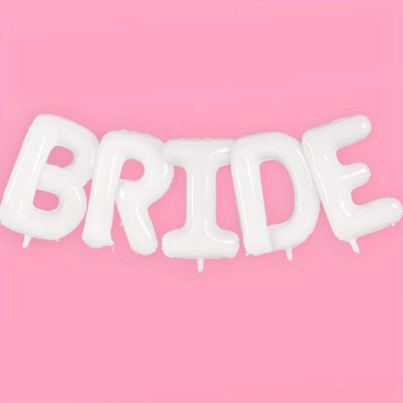 5pcs 40 Bride Letter Balloon Wedding Decor Photo Prop Anniversary Party Decor