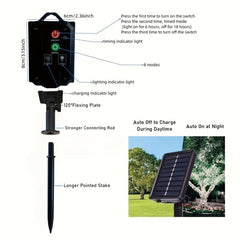 Solar Christmas Star String Light 180 LEDs Waterproof