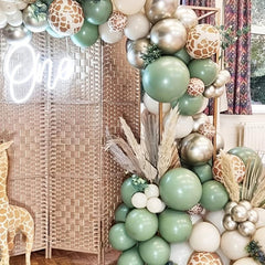 Jungle Party Giraffe Printed Balloons - Party Supplies