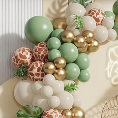 Jungle Party Giraffe Printed Balloons - Party Supplies