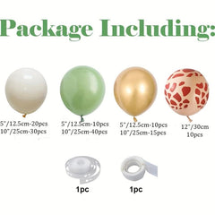 Jungle Party Giraffe Printed Balloons - Party Supplies