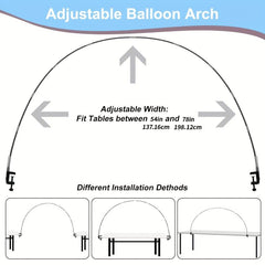 100pcs Rainbow Balloon Arch Kit 12ft Ballon Stand Frame