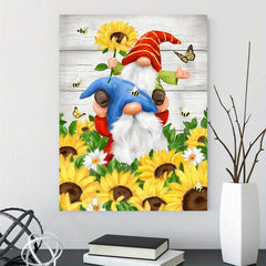 1pc Gnome Canvas Painting for Home Decor - Living Room, Bedroom or Holiday Gift