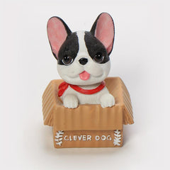 Car Ornaments Shaking Head Dog Stylistic Doll Cake Decoration