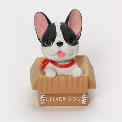 Car Ornaments Shaking Head Dog Stylistic Doll Cake Decoration