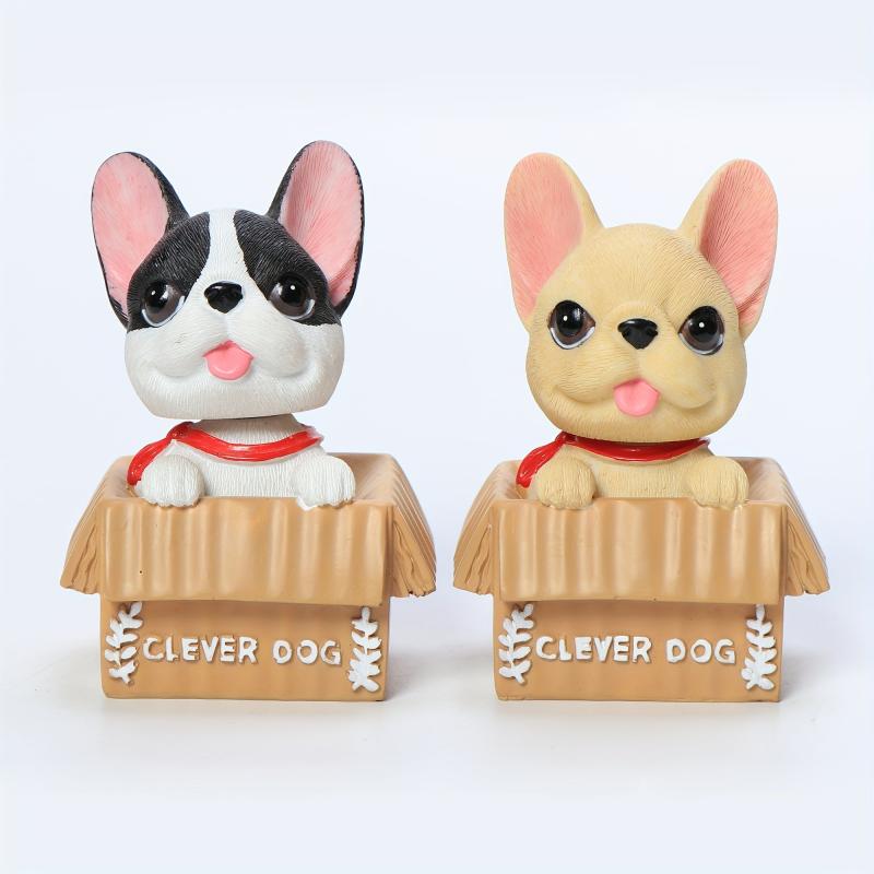 Car Ornaments Shaking Head Dog Stylistic Doll Cake Decoration
