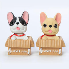 Car Ornaments Shaking Head Dog Stylistic Doll Cake Decoration
