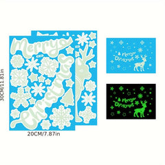 Christmas Santa Claus Elk Balloon Snowflake Decoration