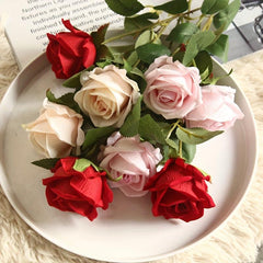 1pc Artificial Roses Holiday Party Decorations Couple Room