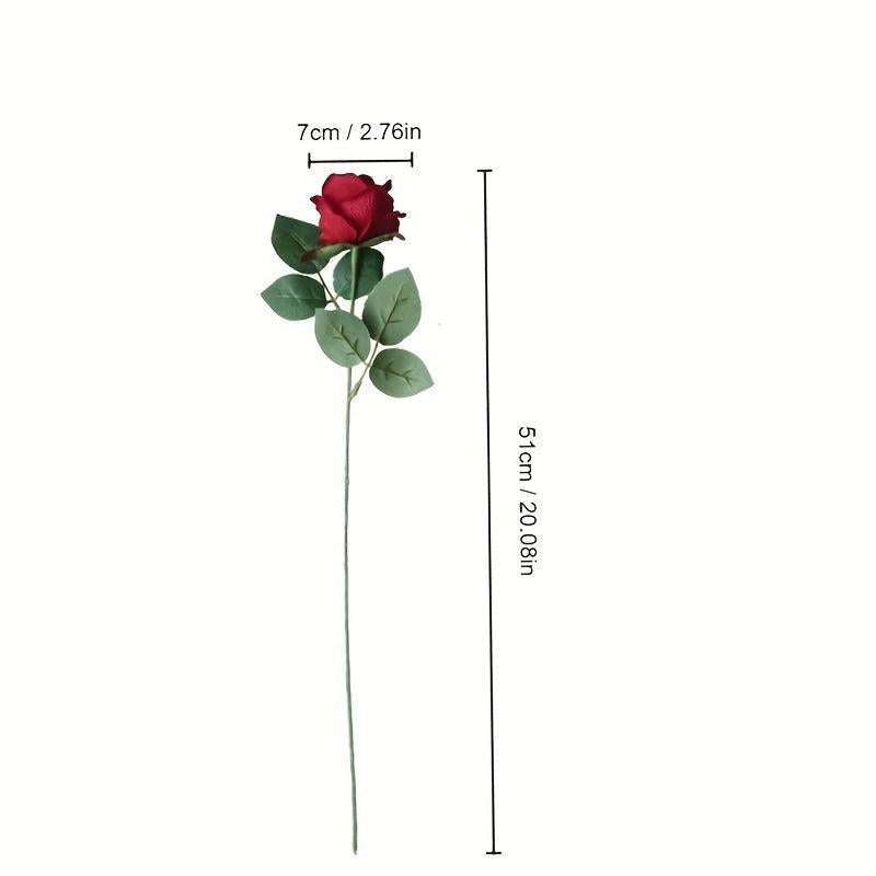 1pc Artificial Roses Holiday Party Decorations Couple Room