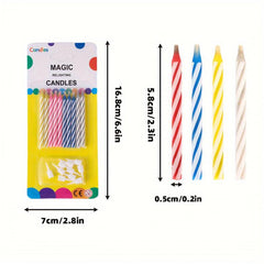 10pcs Magic Candles For Birthday Party Pranks