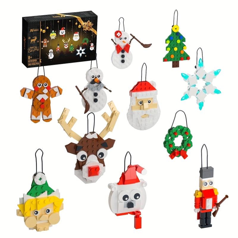 Building Block Toy Christmas Ornaments for Kids