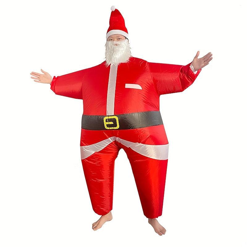 Inflatable Christmas Santa Suit Child Unisex Costume with Blower