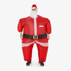 Inflatable Christmas Santa Suit Child Unisex Costume with Blower
