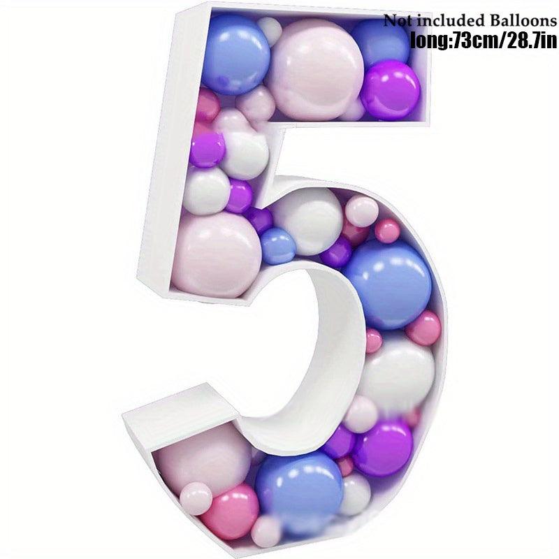 Giant Number Balloon Filling Box Birthday Party Decoration