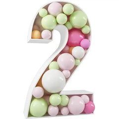 Giant Number Balloon Filling Box Birthday Party Decoration