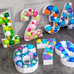 Giant Number Balloon Filling Box Birthday Party Decoration