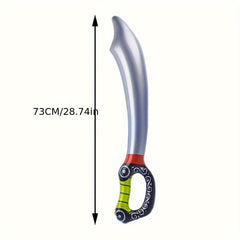 1pc Inflatable Treasure Sword PVC Stage Props Mosaic Weapon Toy