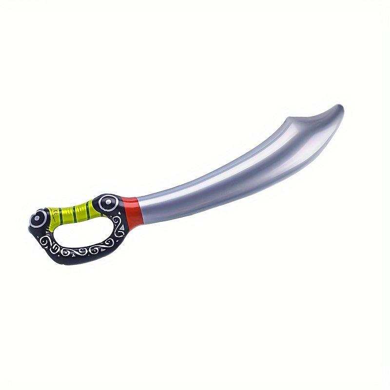 1pc Inflatable Treasure Sword PVC Stage Props Mosaic Weapon Toy