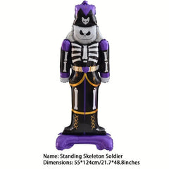 Oversized Standing Skull Soldier Balloon Halloween Decoration