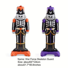 Oversized Standing Skull Soldier Balloon Halloween Decoration